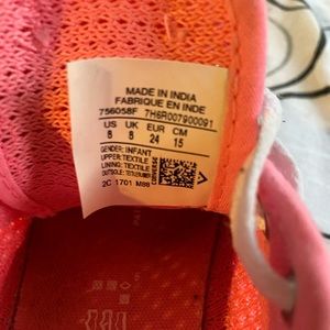 Infant size 8 Pink Converse All Stars tennis shoe